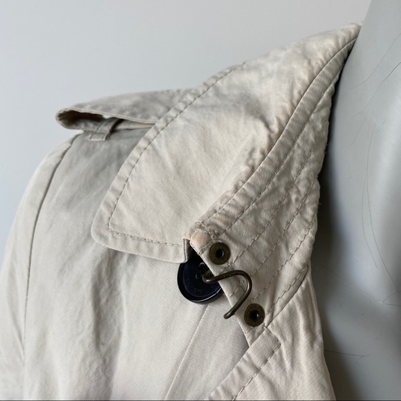 ARITZIA T Babaton tan Trench Coat Jacket Sz XXS Button Closure & Belted - Picture 9 of 14